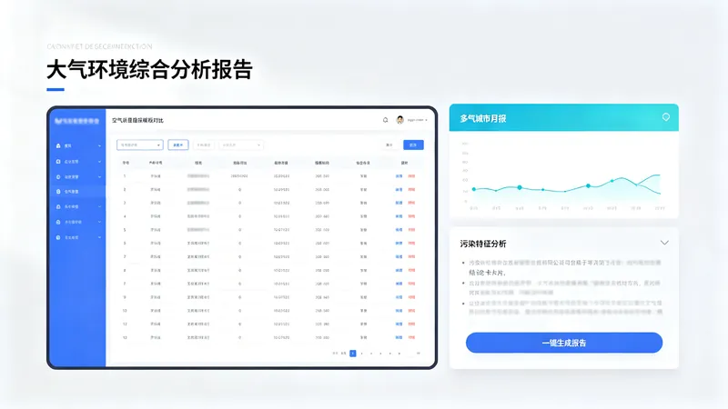 综合分析模块界面
